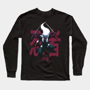 Japanese Cyberpunk Samurai Girl Long Sleeve T-Shirt